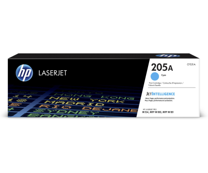 Toner HP Toner 205A Cyan Cartridge CF531A
